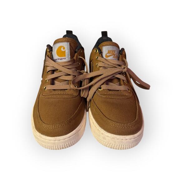 Nike x Carhartt WIP Air Force 1 Utility Sneakers Limited Edition Collab Size 8 - Picture 3 of 6